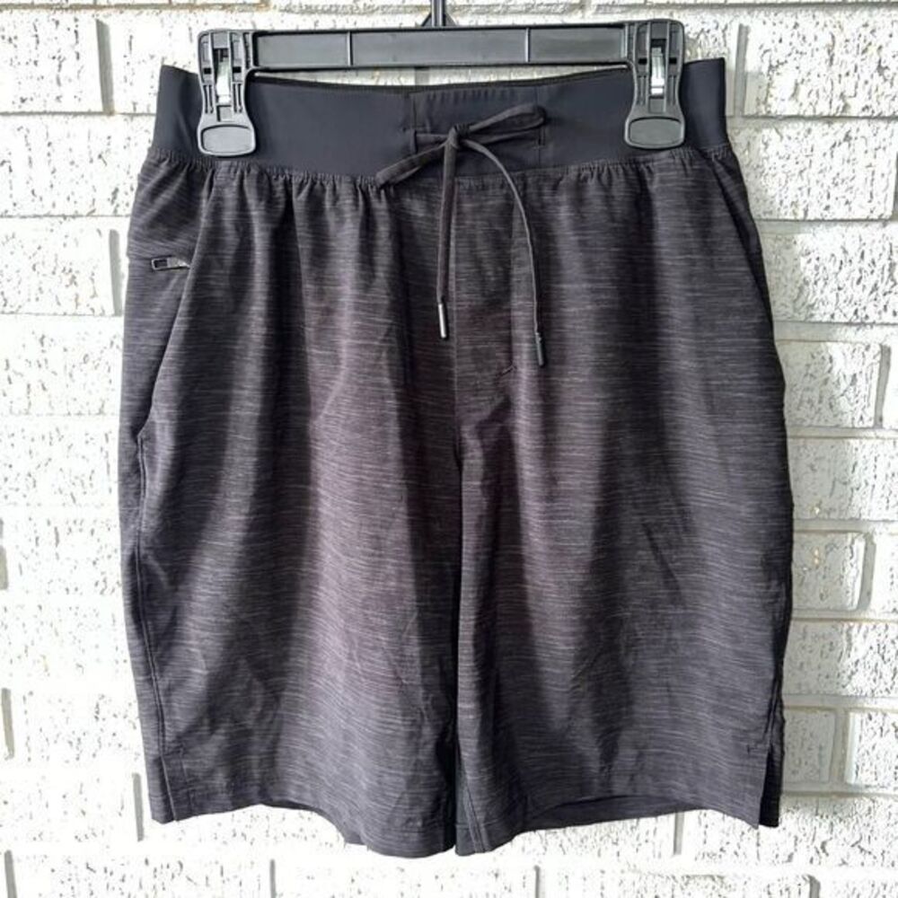 Lululemon T.H.E Short Out Of Mind Liner 9" Mens Size Small Heathered Black/ Gray